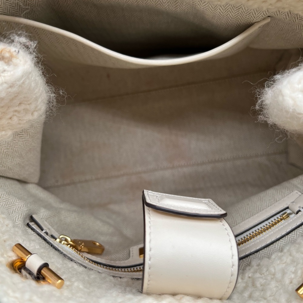 Tory Burch Ella Boucle Tote Bag - Picture 8 of 13